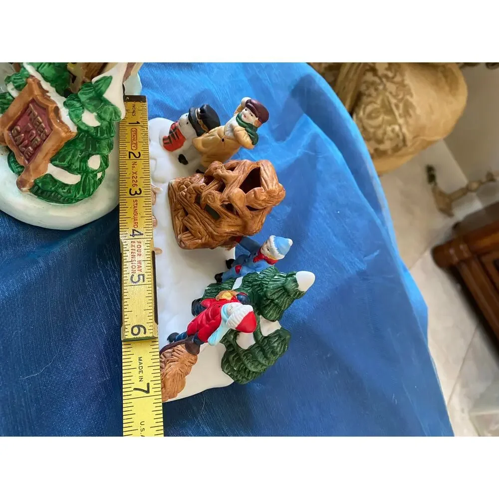Dickens Collectables Village Series lighted porcelain Christmas tree shop from